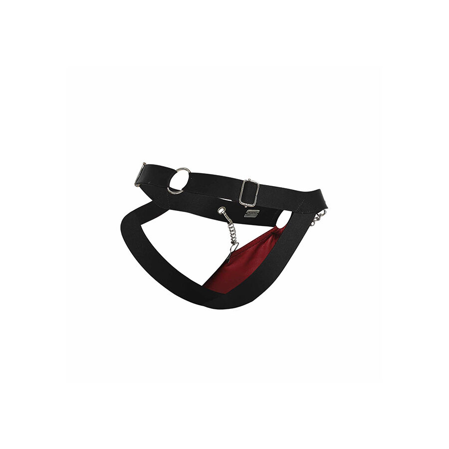 MOB - DNGEON JOCKSTRAP ROJO CON CADENAS TALLA ÚNICA 7 MOB - DNGEON JOCKSTRAP ROJO CON CADENAS TALLA ÚNICA - Imagen 7