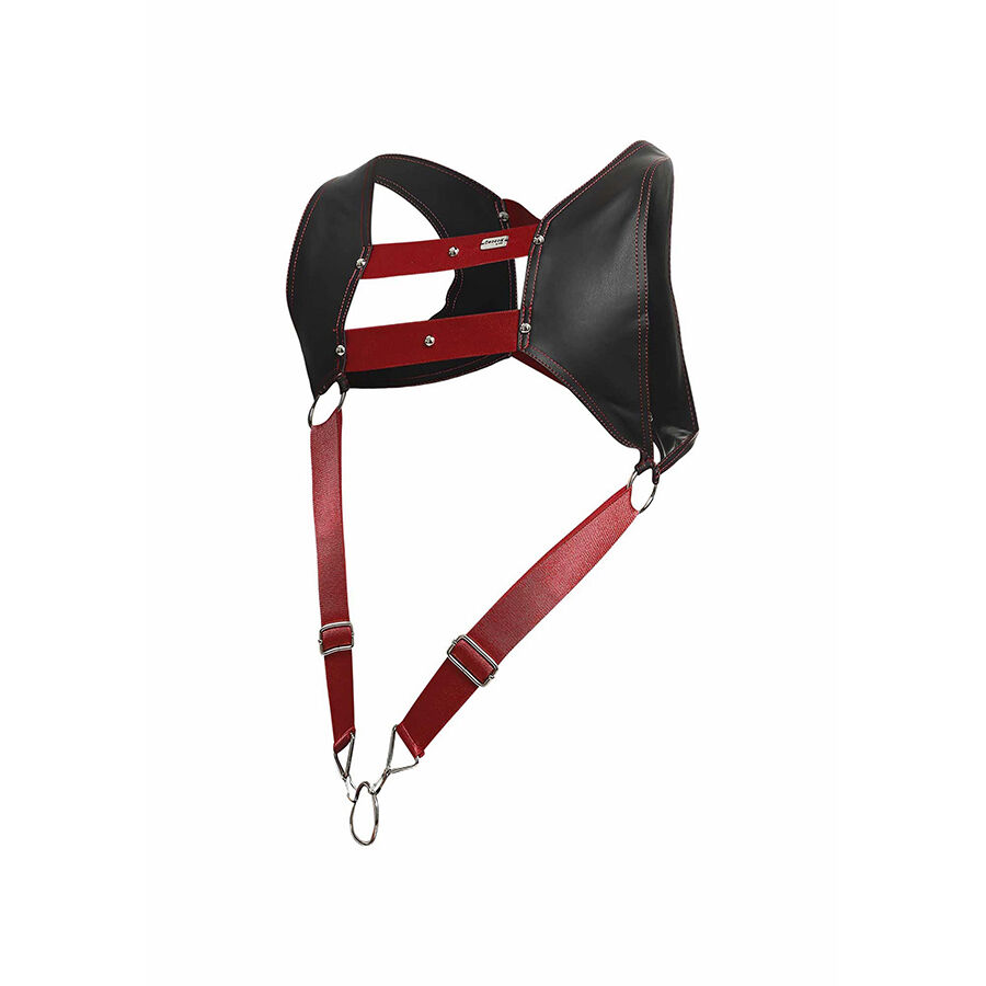 MOB - DNGEON ARNÉS CON ANILLO ROJO PARA EL PENE TALLA ÚNICAS 6 MOB - DNGEON ARNÉS CON ANILLO ROJO PARA EL PENE TALLA ÚNICAS - Imagen 6
