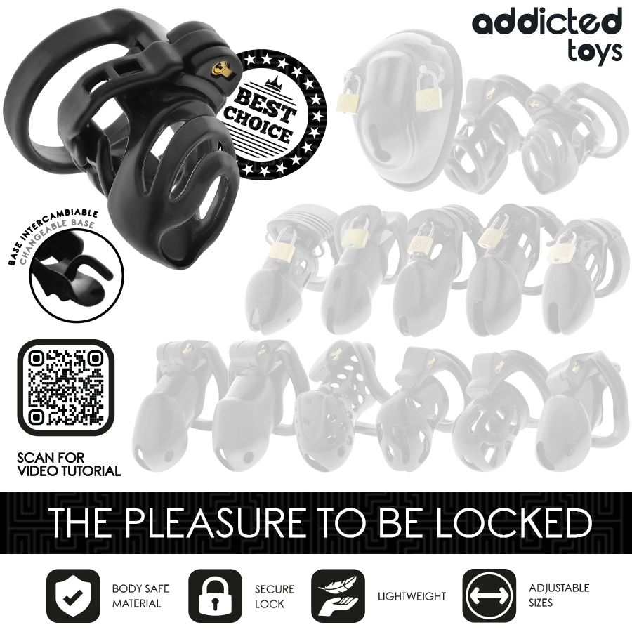 ADDICTED TOYS LOCKED - ETERNAL LOCK JAULA PARA PENE 9 CM 4 ADDICTED TOYS LOCKED - ETERNAL LOCK JAULA PARA PENE 9 CM - Imagen 4