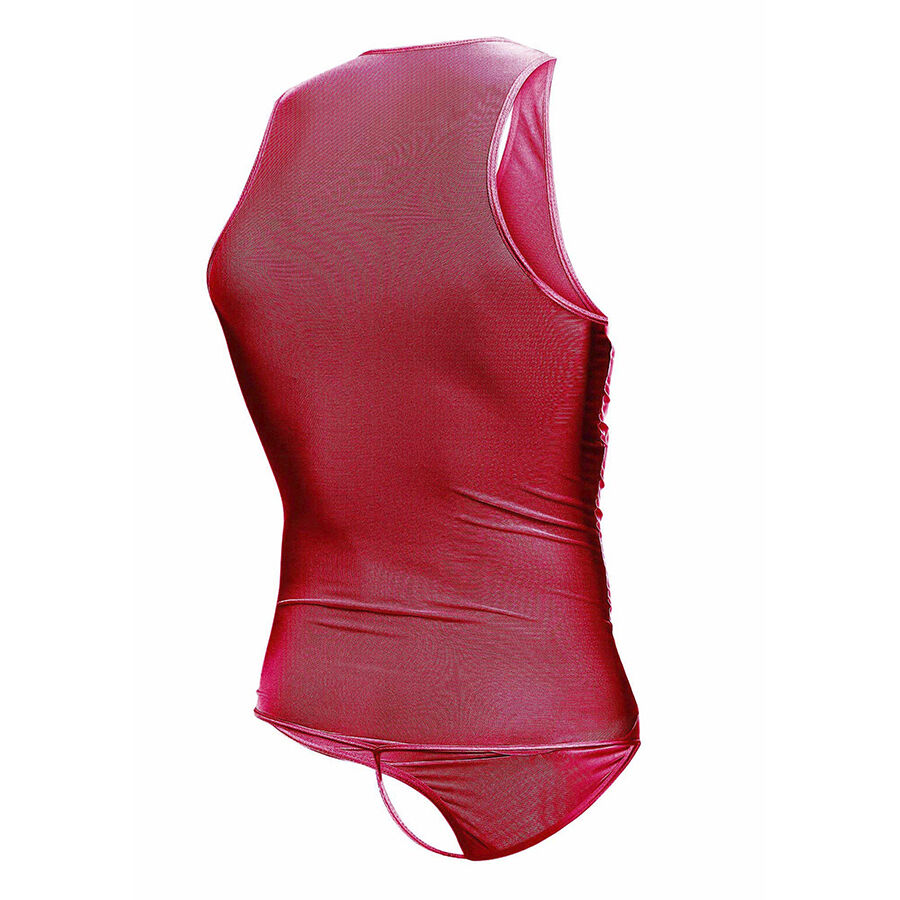 MOB - BODYSHEER TRANSPARTE ROJO TALLA S/M 5 MOB - BODYSHEER TRANSPARTE ROJO TALLA S/M - Imagen 5