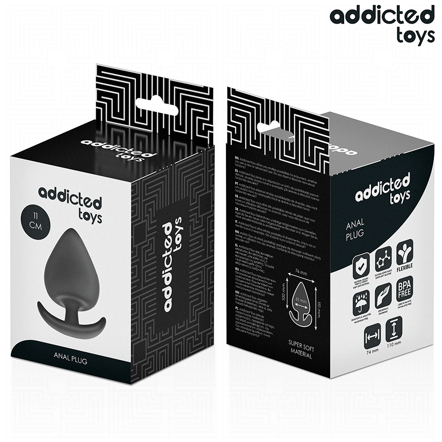 ADDICTED TOYS - PLUG ANAL SILICONA TALLA XXL 11 CM 7 ADDICTED TOYS - PLUG ANAL SILICONA TALLA XXL 11 CM - Imagen 7