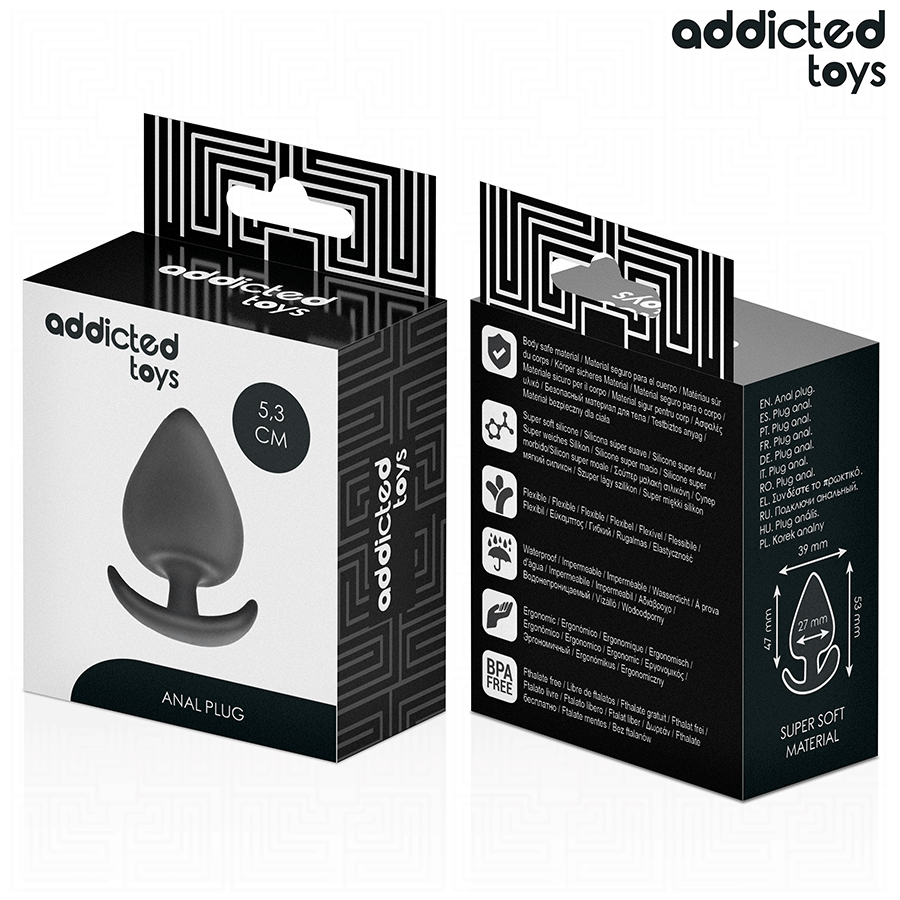 ADDICTED TOYS - PLUG ANAL SILICONA TALLA S 5,3 CM 7 ADDICTED TOYS - PLUG ANAL SILICONA TALLA S 5,3 CM - Imagen 7