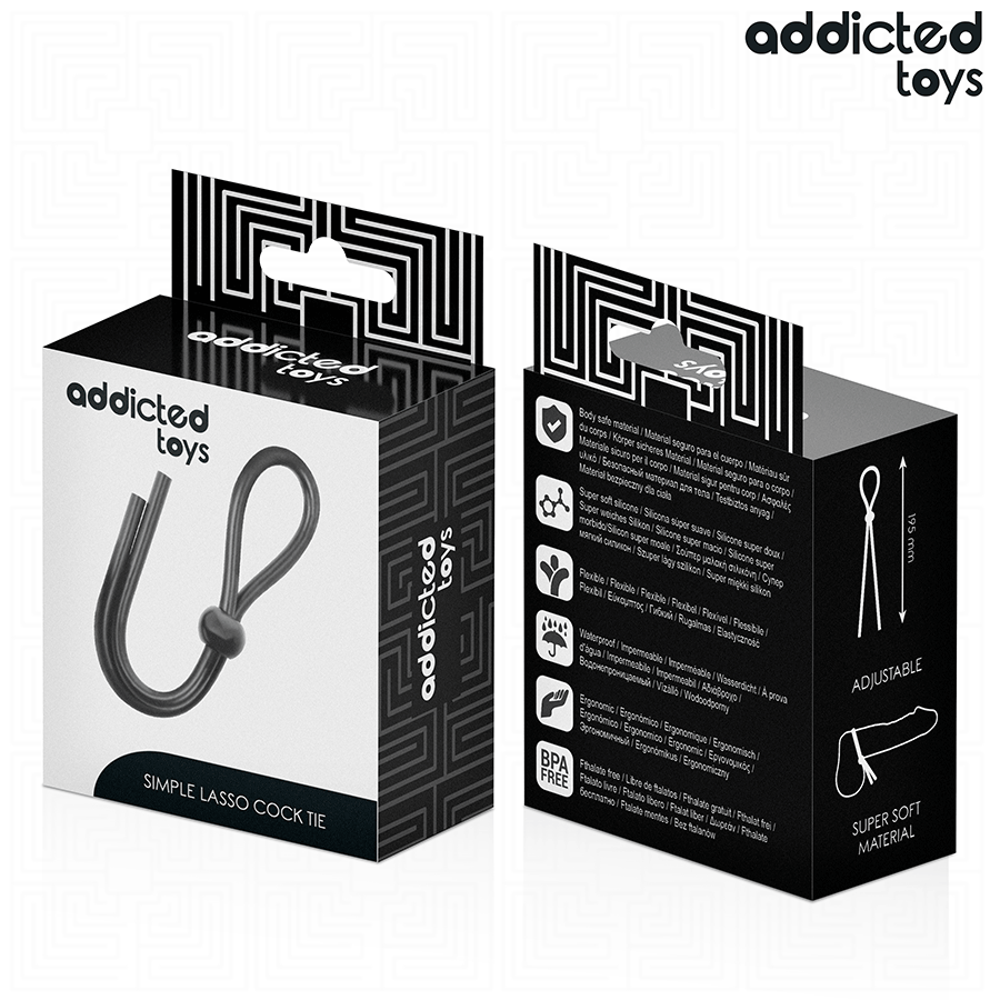 ADDICTED TOYS - CUERDA SILICONA PARA EL PENE DE LAZO SIMPLE 7 ADDICTED TOYS - CUERDA SILICONA PARA EL PENE DE LAZO SIMPLE - Imagen 7