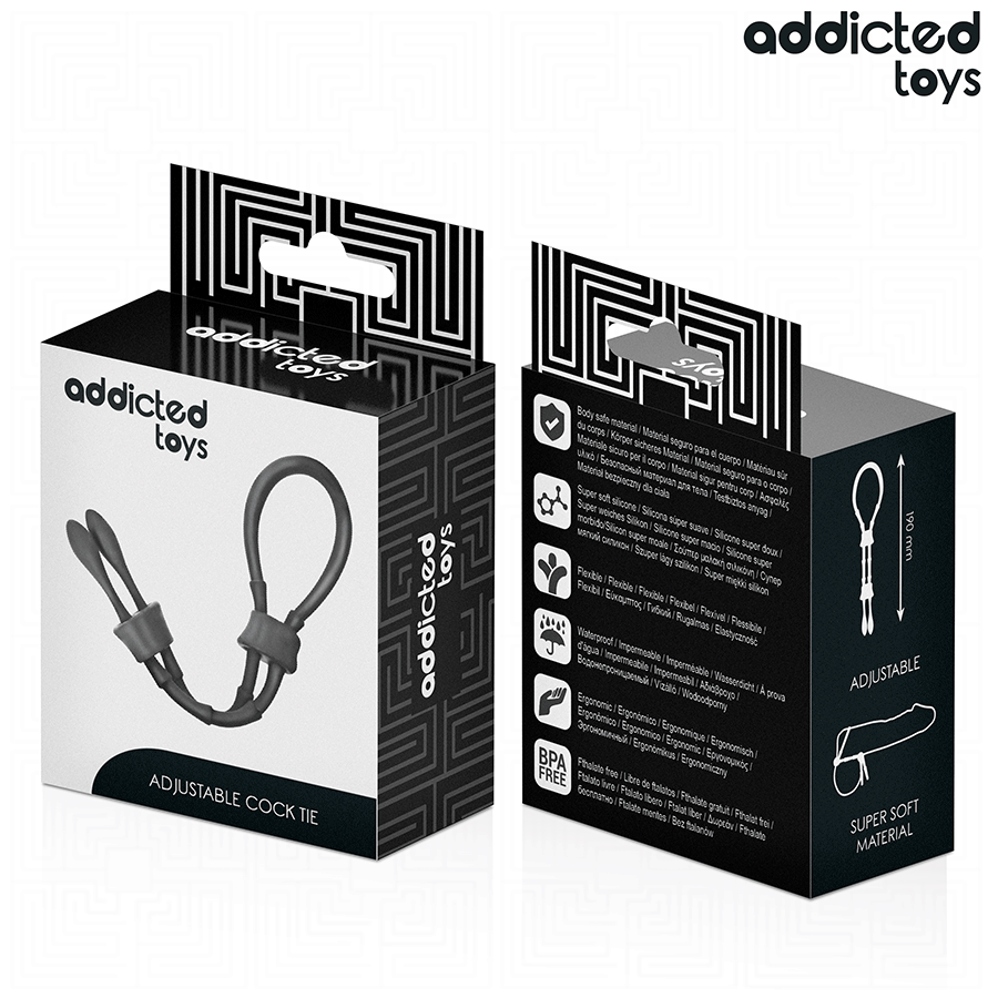 ADDICTED TOYS - CUERDA SILICONA AJUSTABLE PARA EL PENE 7 ADDICTED TOYS - CUERDA SILICONA AJUSTABLE PARA EL PENE - Imagen 7