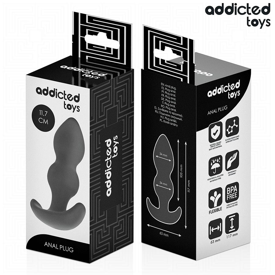 ADDICTED TOYS - PLUG ANAL SILICONA TALLA L 11,7 CM 7 ADDICTED TOYS - PLUG ANAL SILICONA TALLA L 11,7 CM - Imagen 7