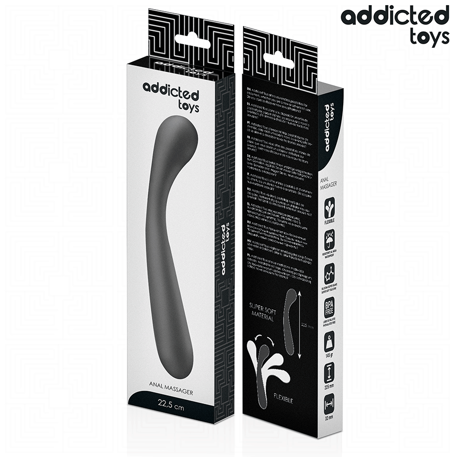 ADDICTED TOYS - MASAJEADOR ANAL DOBLE SILICONA 22,5 CM 6 ADDICTED TOYS - MASAJEADOR ANAL DOBLE SILICONA 22,5 CM - Imagen 6