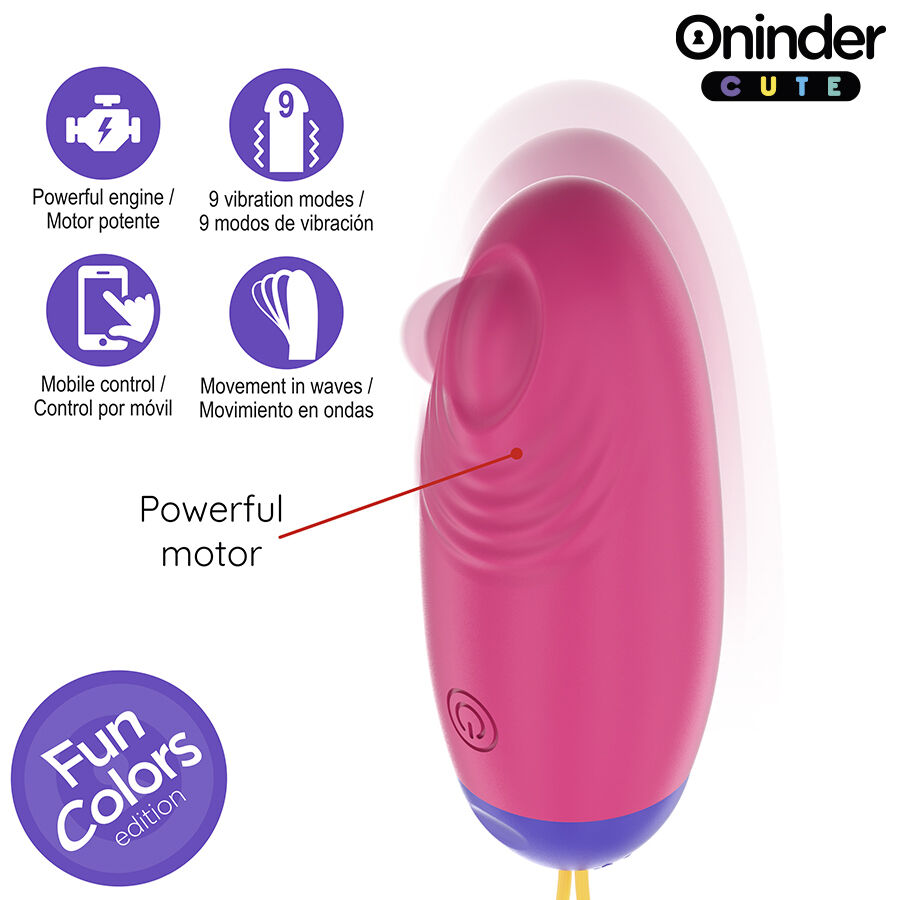 ONINDER CUTE - LOVE PLEASURE HUEVO VIBRO-WAVE TAPPING SILICONA - APP MUNDIAL GRATUITA 7 ONINDER CUTE - LOVE PLEASURE HUEVO VIBRO-WAVE TAPPING SILICONA - APP MUNDIAL GRATUITA - Imagen 7