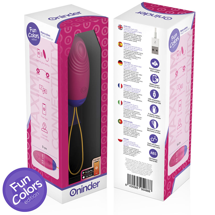 ONINDER CUTE - LOVE PLEASURE HUEVO VIBRO-WAVE TAPPING SILICONA - APP MUNDIAL GRATUITA 2 ONINDER CUTE - LOVE PLEASURE HUEVO VIBRO-WAVE TAPPING SILICONA - APP MUNDIAL GRATUITA - Imagen 2