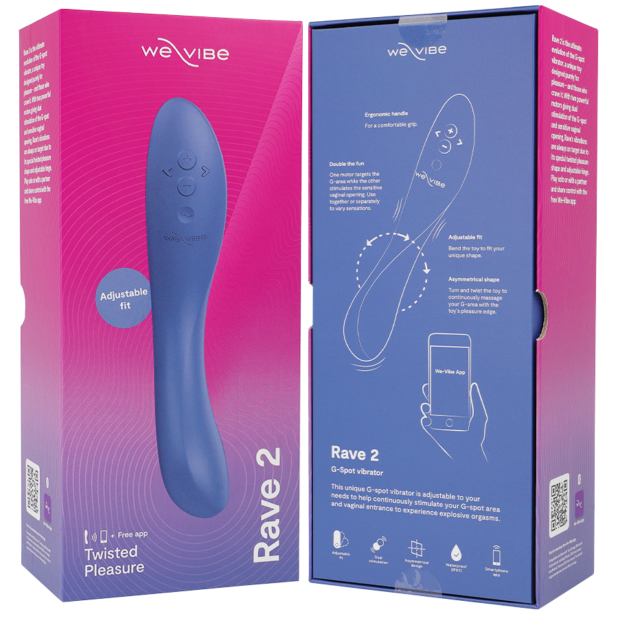 WE-VIBE - RAVE 2 VIBRADOR PUNTO G AZUL 4 WE-VIBE - RAVE 2 VIBRADOR PUNTO G AZUL - Imagen 4