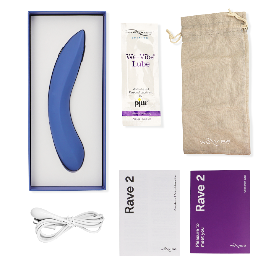 WE-VIBE - RAVE 2 VIBRADOR PUNTO G AZUL 6 WE-VIBE - RAVE 2 VIBRADOR PUNTO G AZUL - Imagen 6