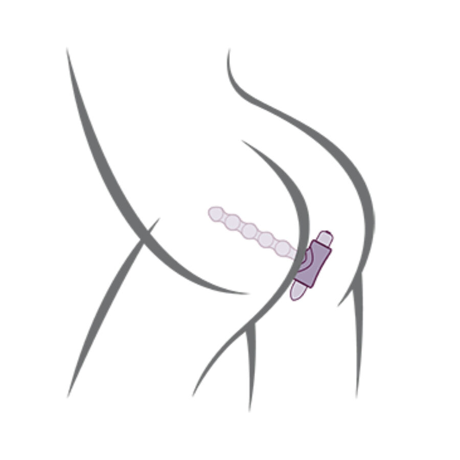 ROCKS- OFF - PETITE SENSATIONS PEARLS PLUG ANAL VIBRADOR NEGRO 2 ROCKS- OFF - PETITE SENSATIONS PEARLS PLUG ANAL VIBRADOR NEGRO - Imagen 2