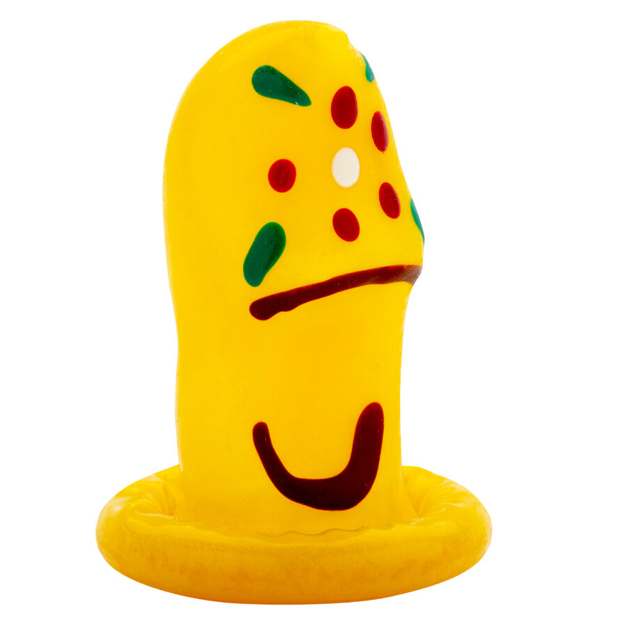 CONDOMERIE - PRESERVATIVO DECORATIVO PINTADO A MANO ZUECO 3 CONDOMERIE - PRESERVATIVO DECORATIVO PINTADO A MANO ZUECO - Imagen 3