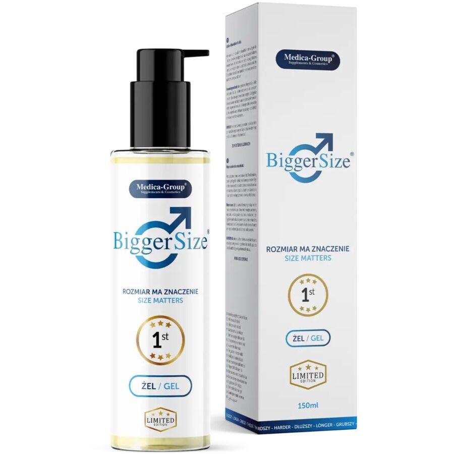 MEDICA GROUP - BIGGER SIZE GEL ÍNTIMO PARA HOMBRE 150 ML 3 MEDICA GROUP - BIGGER SIZE GEL ÍNTIMO PARA HOMBRE 150 ML - Imagen 3