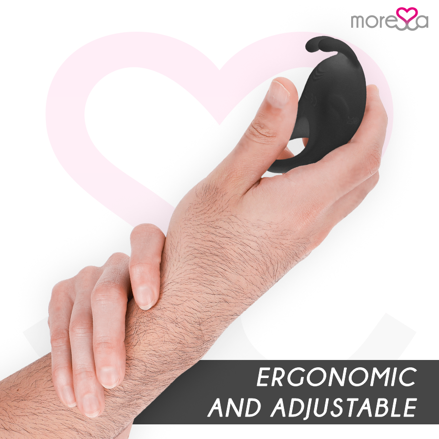MORESSA - BRAD PREMIUM SILICONE RECARGABLE NEGRO 5 MORESSA - BRAD PREMIUM SILICONE RECARGABLE NEGRO - Imagen 5