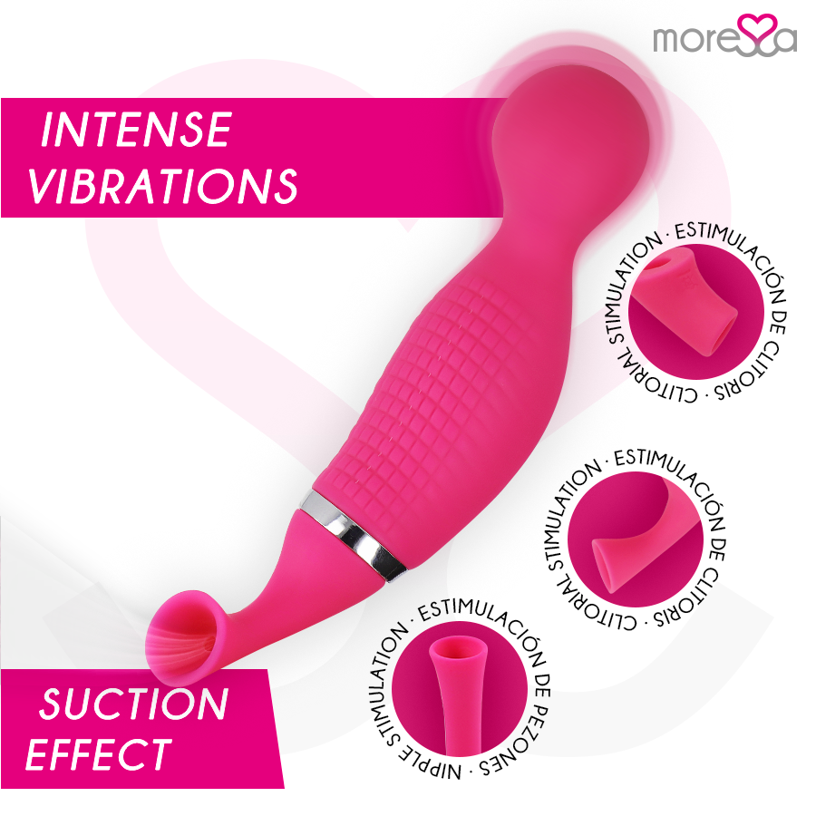 MORESSA - KIRK DUO SUCCIONADOR + MASAJEADOR MULTI PRESTACIONES PREMIUM SILICONE RECARGABLE 3 MORESSA - KIRK DUO SUCCIONADOR + MASAJEADOR MULTI PRESTACIONES PREMIUM SILICONE RECARGABLE - Imagen 3