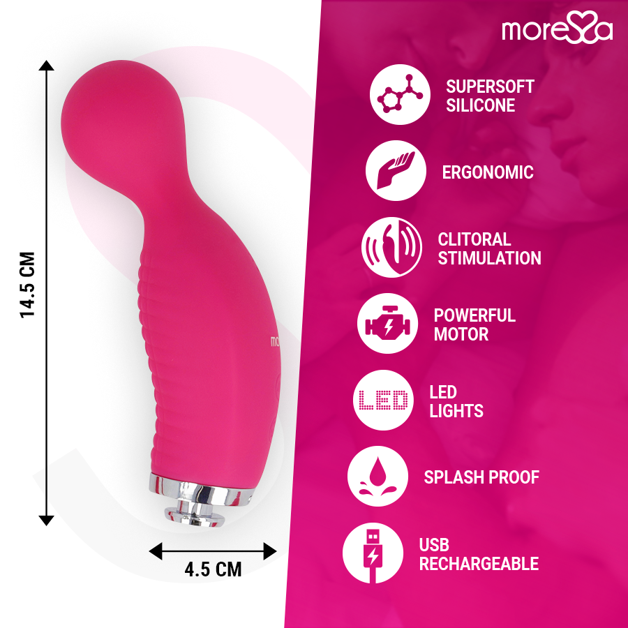 MORESSA - KIRK DUO SUCCIONADOR + MASAJEADOR MULTI PRESTACIONES PREMIUM SILICONE RECARGABLE 4 MORESSA - KIRK DUO SUCCIONADOR + MASAJEADOR MULTI PRESTACIONES PREMIUM SILICONE RECARGABLE - Imagen 4