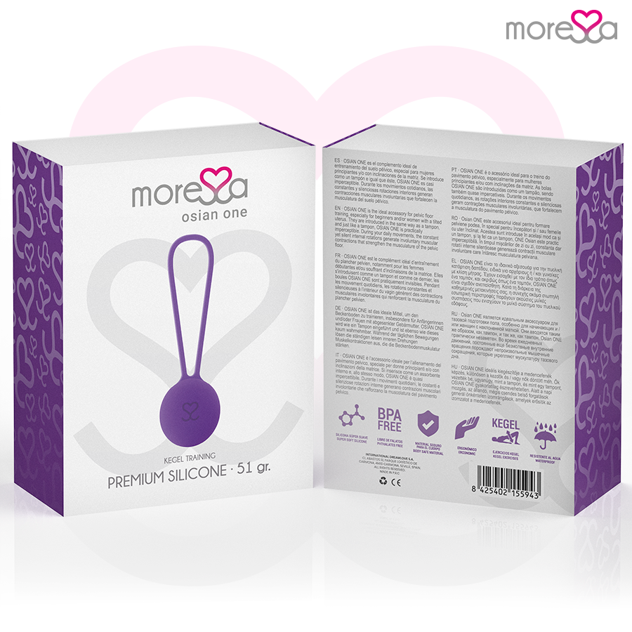 MORESSA - OSIAN ONE ENTRENAMIENTO SUELO PELVICO 51gr PREMIUM SILICONA LILA 4 MORESSA - OSIAN ONE ENTRENAMIENTO SUELO PELVICO 51gr PREMIUM SILICONA LILA - Imagen 4