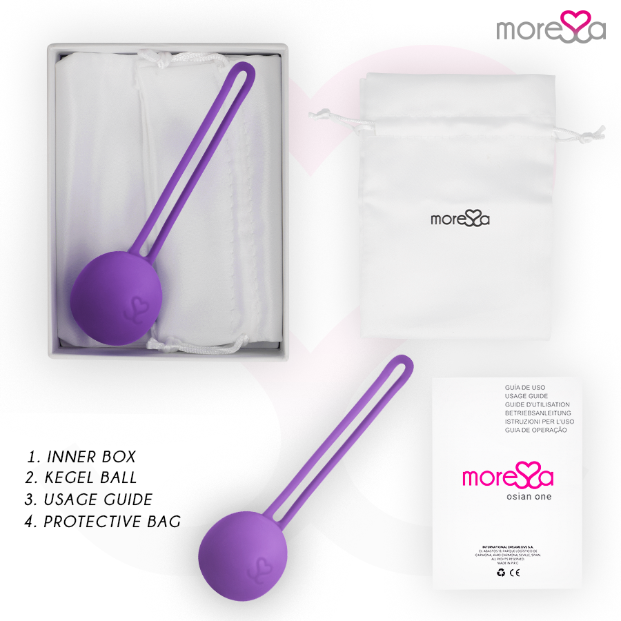 MORESSA - OSIAN ONE ENTRENAMIENTO SUELO PELVICO 51gr PREMIUM SILICONA LILA 7 MORESSA - OSIAN ONE ENTRENAMIENTO SUELO PELVICO 51gr PREMIUM SILICONA LILA - Imagen 7