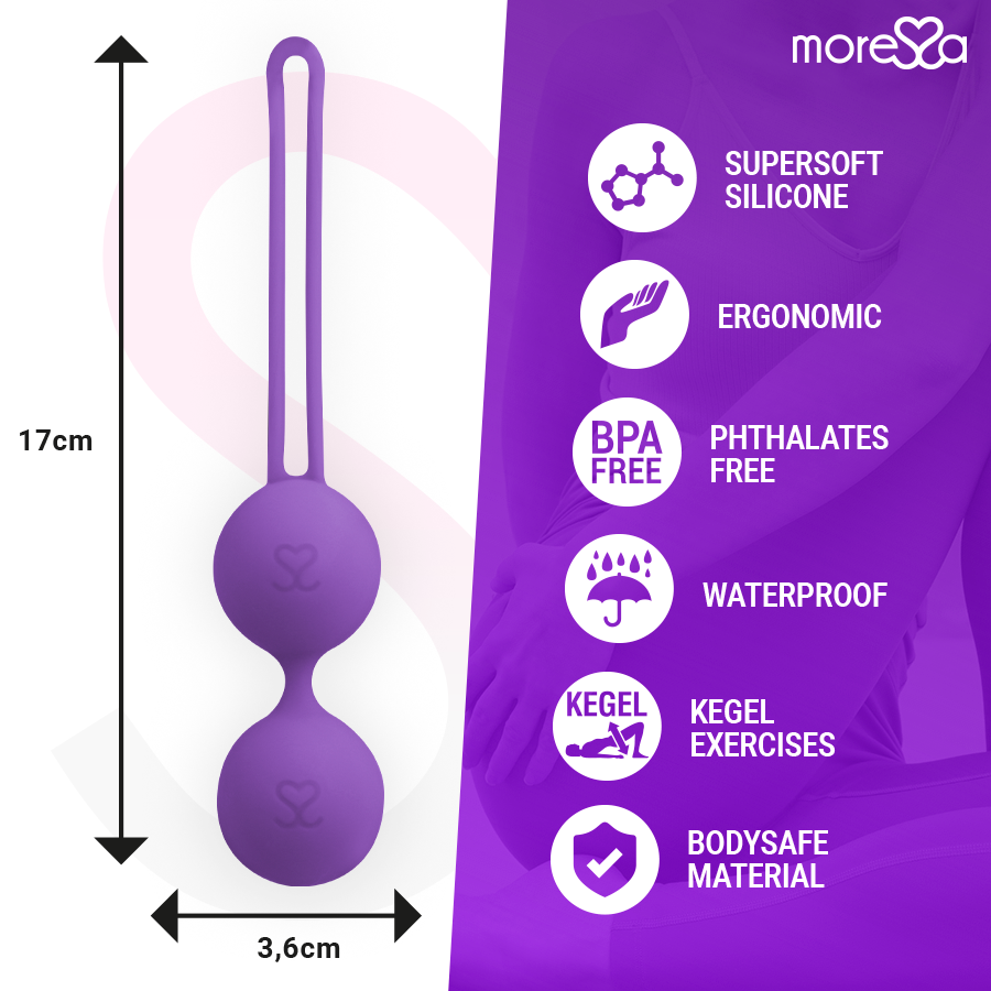 MORESSA - OSIAN THREE ENTRENAMIENTO SUELO PELVICO 85 gr PREMIUM SILICONA LILA 3 MORESSA - OSIAN THREE ENTRENAMIENTO SUELO PELVICO 85 gr PREMIUM SILICONA LILA - Imagen 3