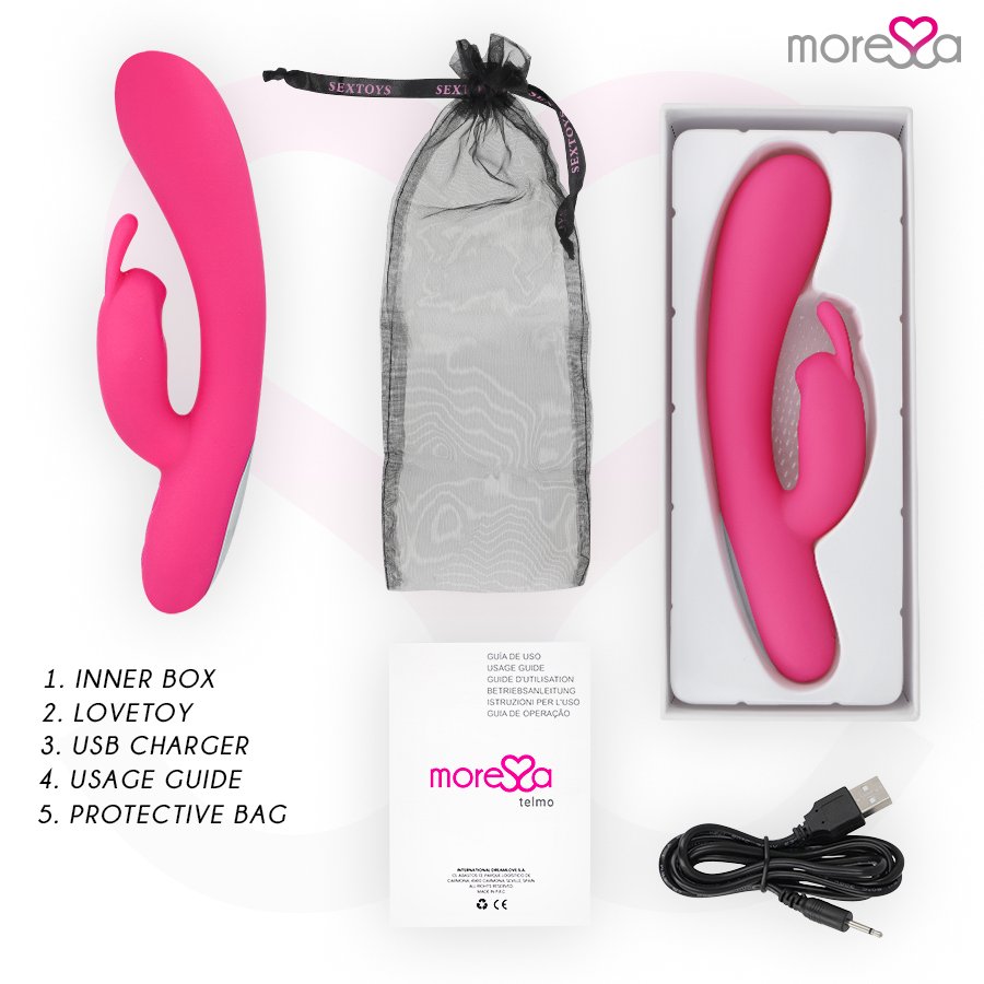MORESSA - TELMO TICKLING CLITORIAL PREMIUM SILICONE RECARGABLE 6 MORESSA - TELMO TICKLING CLITORIAL PREMIUM SILICONE RECARGABLE - Imagen 6