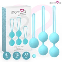 MORESSA - OSIAN SET Osian One; 51 Gr / Osian Two; 101 Gr / Osian Three 85 gr PREMIUM SILICONA TURQUESA
