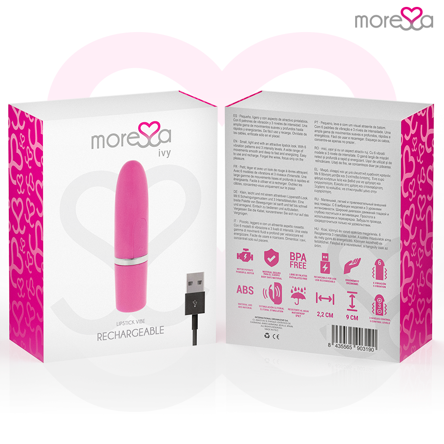 MORESSA - IVY MASAJEADOR SIMULADOR LABIAL DE VIAJE ROSA 5 MORESSA - IVY MASAJEADOR SIMULADOR LABIAL DE VIAJE ROSA - Imagen 5