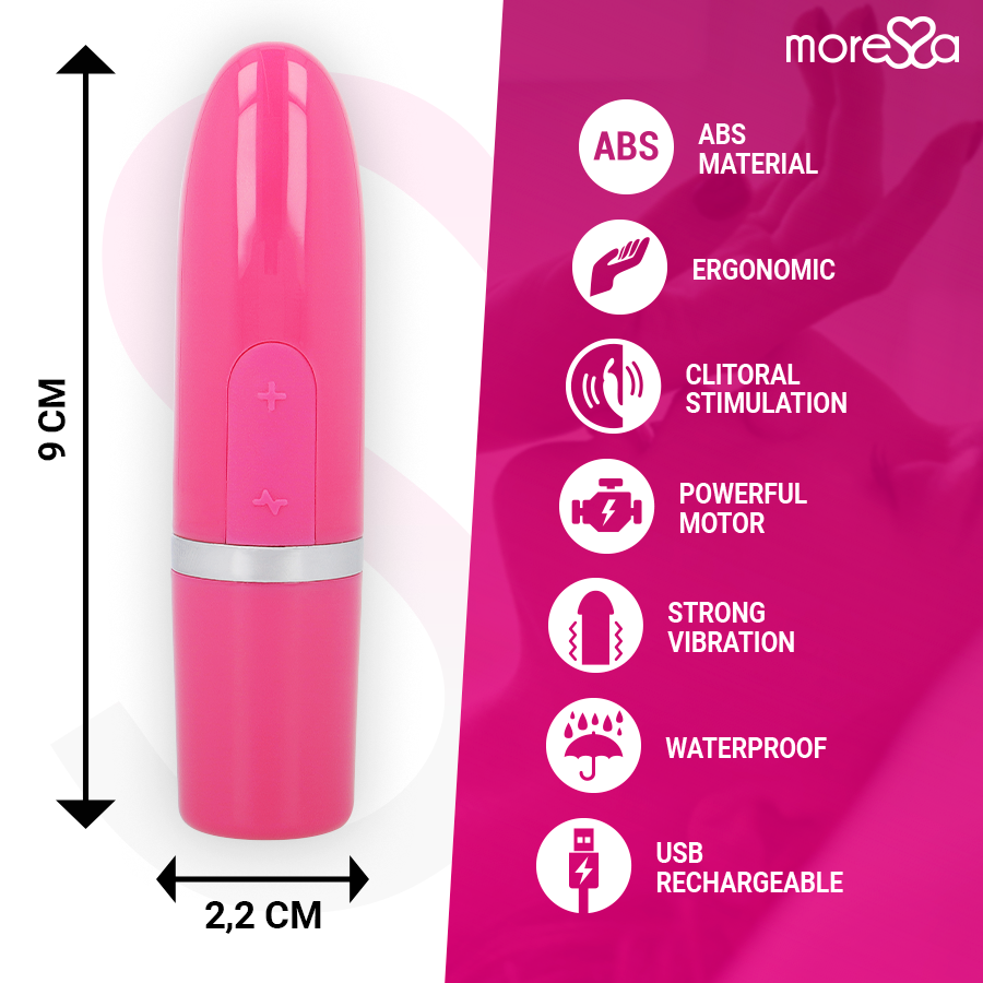 MORESSA - IVY MASAJEADOR SIMULADOR LABIAL DE VIAJE ROSA 8 MORESSA - IVY MASAJEADOR SIMULADOR LABIAL DE VIAJE ROSA - Imagen 8