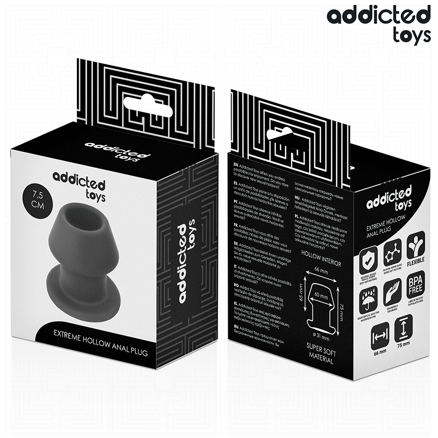 ADDICTED TOYS - PLUG ANAL HUECO EXTREM SILICONA TALLA S 7,5 CM 7 ADDICTED TOYS - PLUG ANAL HUECO EXTREM SILICONA TALLA S 7,5 CM - Imagen 7
