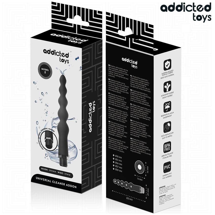 ADDICTED TOYS - LIMPIADOR ANAL CON ADAPTADOR UNIVERSAL MODELO 5 6 ADDICTED TOYS - LIMPIADOR ANAL CON ADAPTADOR UNIVERSAL MODELO 5 - Imagen 6