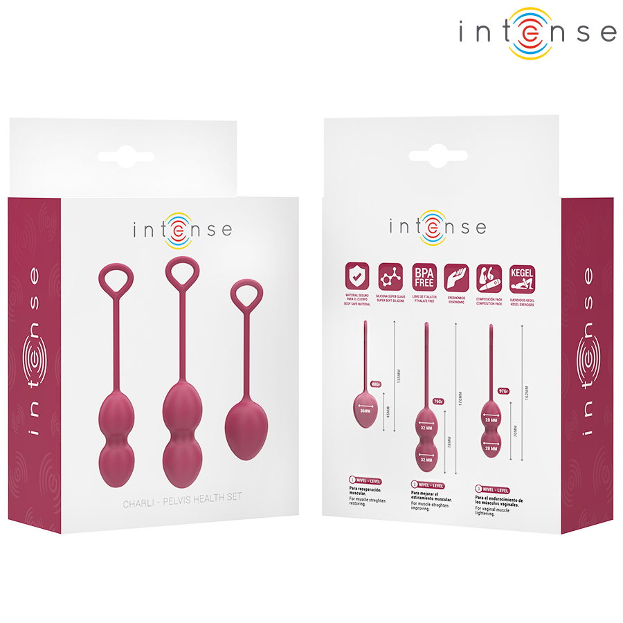 INTENSE - CHARLI KIT BOLAS KEGEL VIOLET 5 INTENSE - CHARLI KIT BOLAS KEGEL VIOLET - Imagen 5