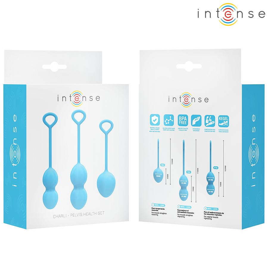 INTENSE - CHARLI KIT BOLAS KEGEL OCEAN 5 INTENSE - CHARLI KIT BOLAS KEGEL OCEAN - Imagen 5