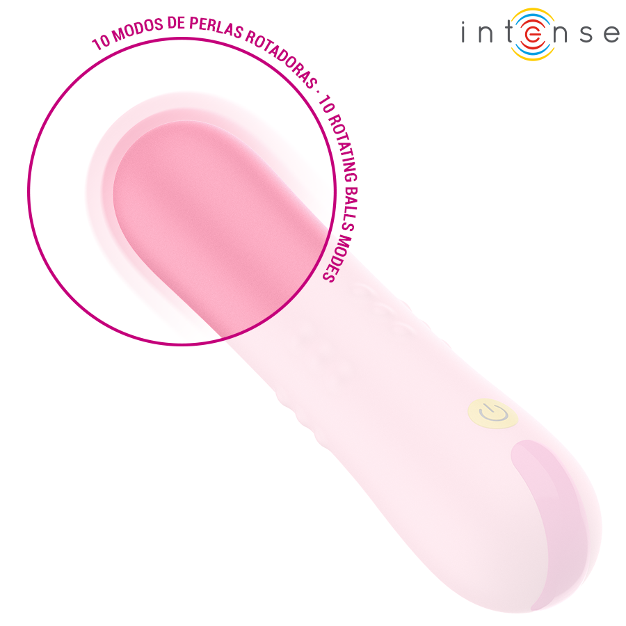 INTENSE - BARBARA VIBRADOR CON PERLAS GIRATORIAS 5 INTENSE - BARBARA VIBRADOR CON PERLAS GIRATORIAS - Imagen 5