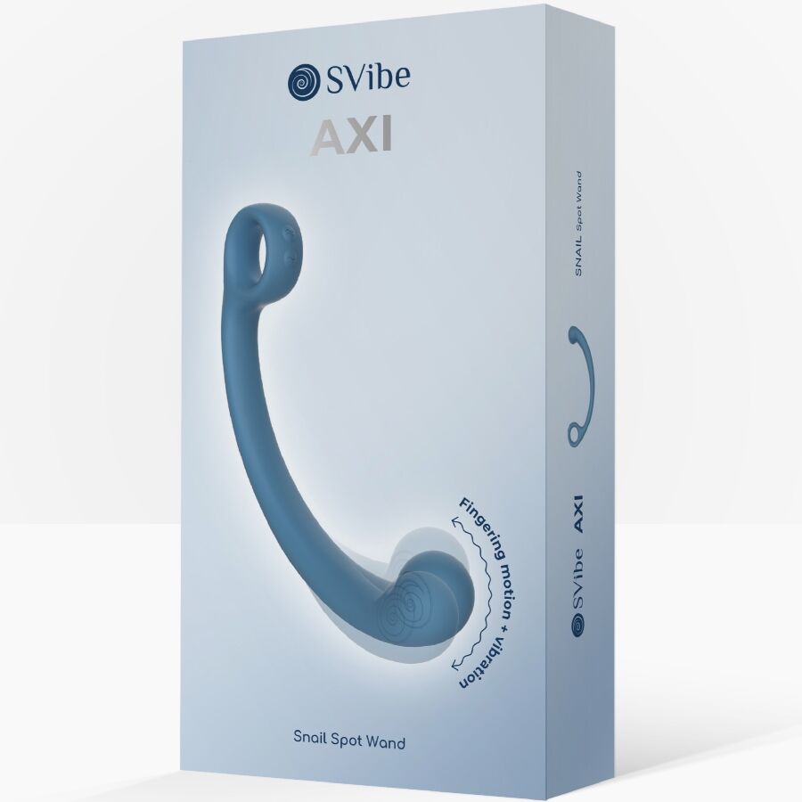 SNAIL VIBE - AXI VARITA DE MASAJE VIBRADORA AZUL 6 SNAIL VIBE - AXI VARITA DE MASAJE VIBRADORA AZUL - Imagen 6