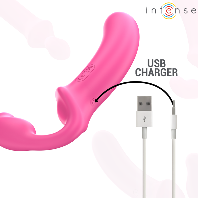 INTENSE - AMY VIBRADOR DOBLE 20 CM ROSA CONTROL REMOTO 7 INTENSE - AMY VIBRADOR DOBLE 20 CM ROSA CONTROL REMOTO - Imagen 7