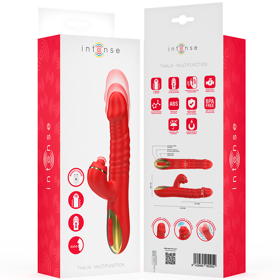 INTENSE - THALIA VIBRACIÓN & EMPUJE & ESTIMULACIÓN ROJO 8 INTENSE - THALIA VIBRACIÓN & EMPUJE & ESTIMULACIÓN ROJO - Imagen 8