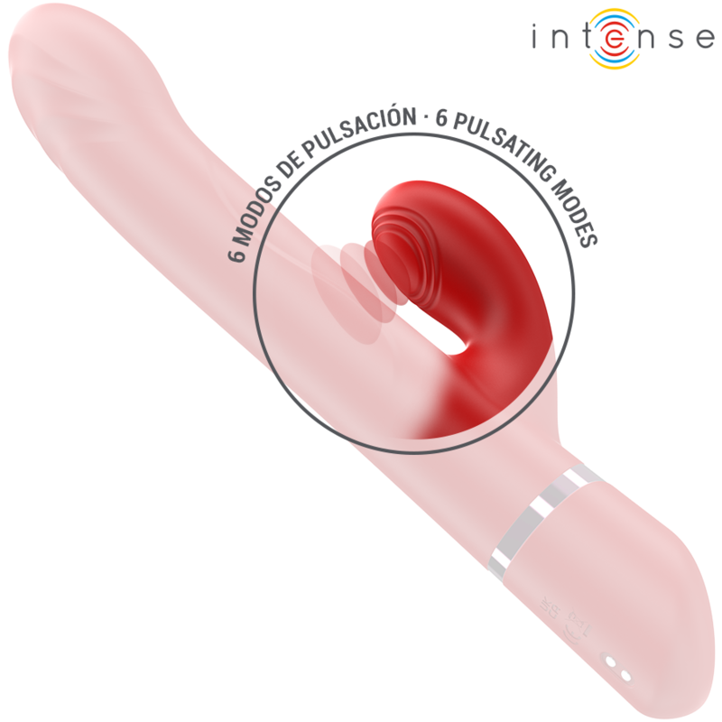 INTENSE - LELE VIBRADOR MULTIFUNCIÓN ROTATORIO & OSCILACIÓN & ESTIMULACIÓN ROJO 6 INTENSE - LELE VIBRADOR MULTIFUNCIÓN ROTATORIO & OSCILACIÓN & ESTIMULACIÓN ROJO - Imagen 6