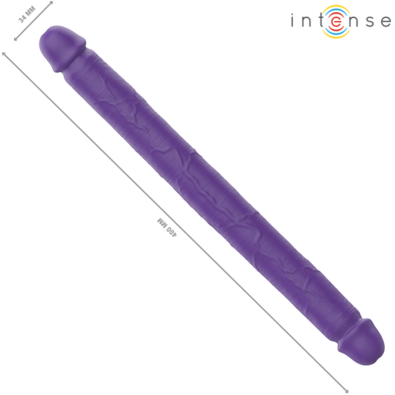 INTENSE - GUNTER DILDO DOBLE VIBRADOR 40 CM MORADO CONTROL REMOTO 6 INTENSE - GUNTER DILDO DOBLE VIBRADOR 40 CM MORADO CONTROL REMOTO - Imagen 6