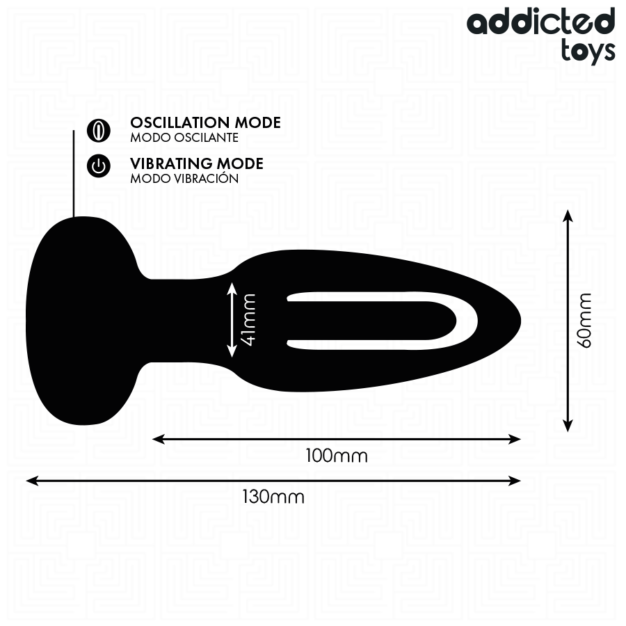 ADDICTED TOYS - PLUG ANAL CON LENGUA VIBRADORA Y CONTROL REMOTO 6 ADDICTED TOYS - PLUG ANAL CON LENGUA VIBRADORA Y CONTROL REMOTO - Imagen 6