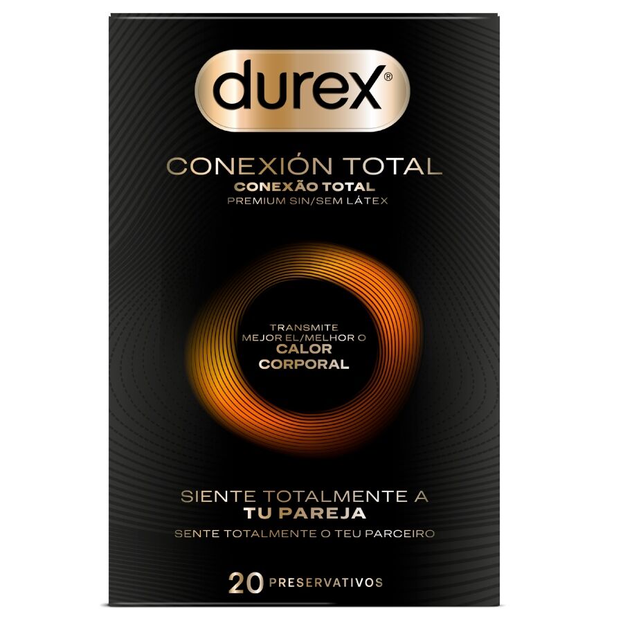 DUREX – CONEXIÓN TOTAL ULTRA FINO PLUS SIN LÁTEX 20 UNIDADES