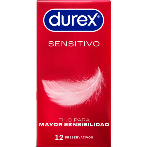 DUREX – PRESERVATIVOS SENSITIVO 12 UNIDADES