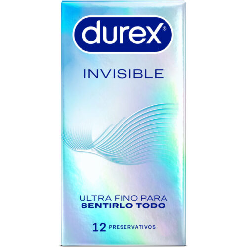 DUREX – PRESERVATIVOS INVISIBLE ULTRA FINO 12 UNIDADES
