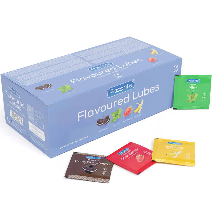 PASANTE - LUBRICANTES SABORES CAJA 144 UNIDADES 5 ML 2 PASANTE - LUBRICANTES SABORES CAJA 144 UNIDADES 5 ML - Imagen 2