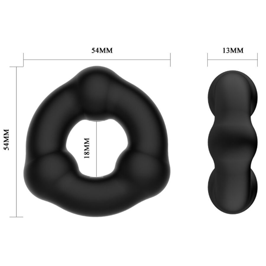 CRAZY BULL - ANILLO SILICONA CON NODULOS 6 CRAZY BULL - ANILLO SILICONA CON NODULOS - Imagen 6