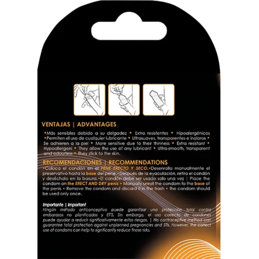 UNIQ - CLASSIC PRESERVATIVOS SIN LATEX 3 UNIDADES 2 UNIQ - CLASSIC PRESERVATIVOS SIN LATEX 3 UNIDADES - Imagen 2