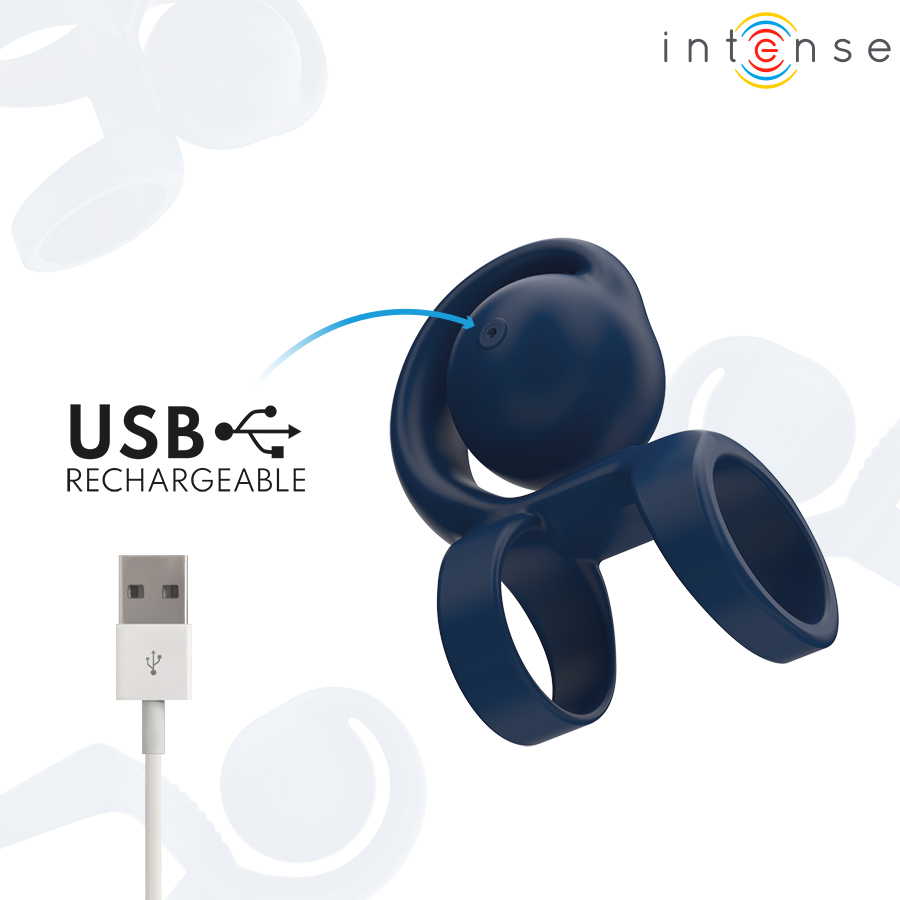 INTENSE - TYSON ANILLO POTENCIADOR CON CARACOL VIBRADOR Ø 3,2 CM 8 INTENSE - TYSON ANILLO POTENCIADOR CON CARACOL VIBRADOR Ø 3,2 CM - Imagen 8