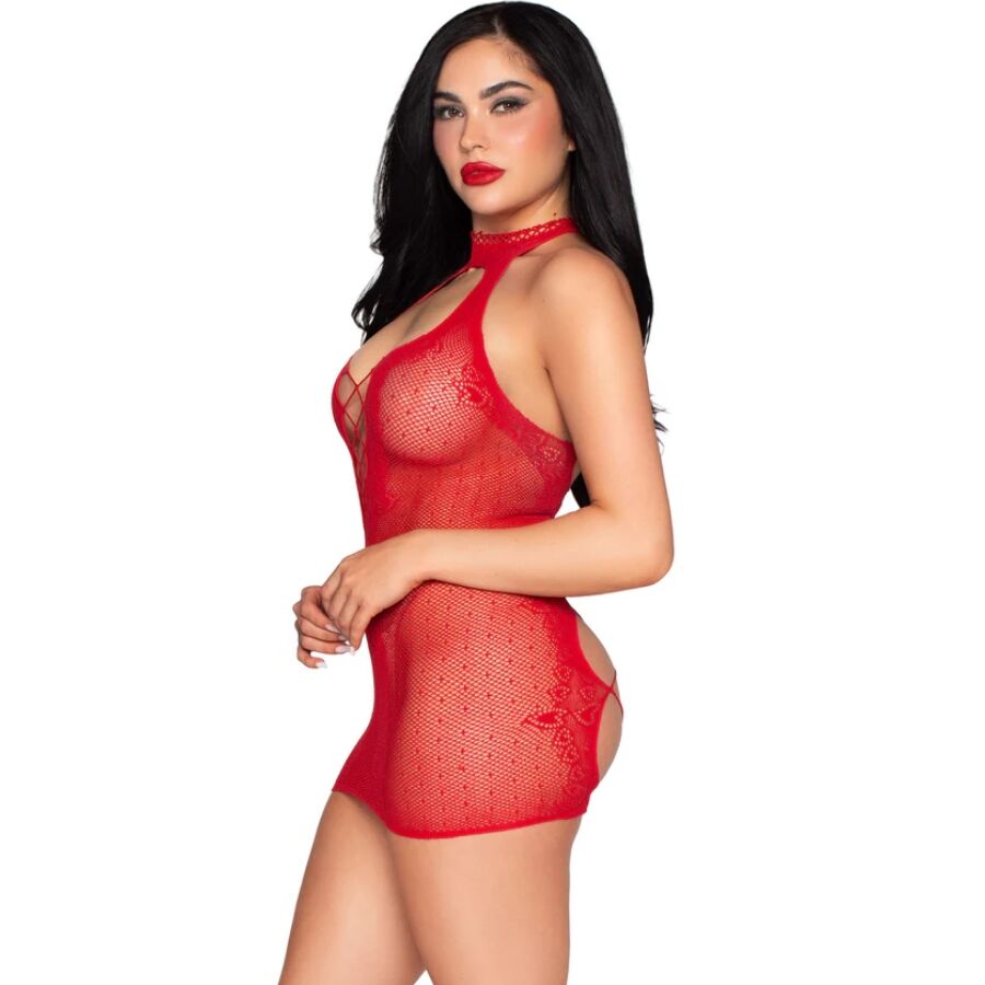 LEG AVENUE - MINI VESTIDO HALTER 4 LEG AVENUE - MINI VESTIDO HALTER - Imagen 4