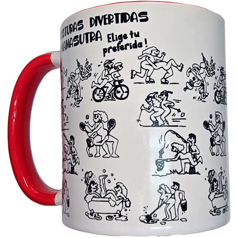 DIABLO PICANTE - TAZA BLANCA POSTURAS KAMASUTRA & ASA ROJA 370 ML 6 img 216769 7b43dfcd937da6c1c70f18852a3948ad 1