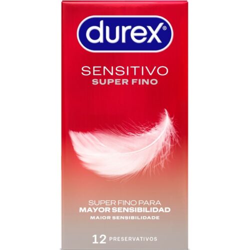 DUREX – SENSITIVO SÚPER FINO 12 UNIDADES