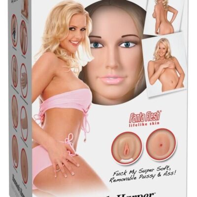 MUÑECA HINCHABLE TAMAÑO REAL CON CARA 3D, VAGINA Y ANO REALISTA + BOMBA