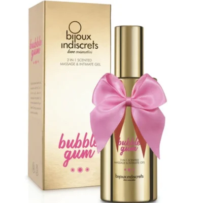 BIJOUX – BUBBLE GUM GEL DE MASAJE ÍNTIMO PERFUMADO 100 ML